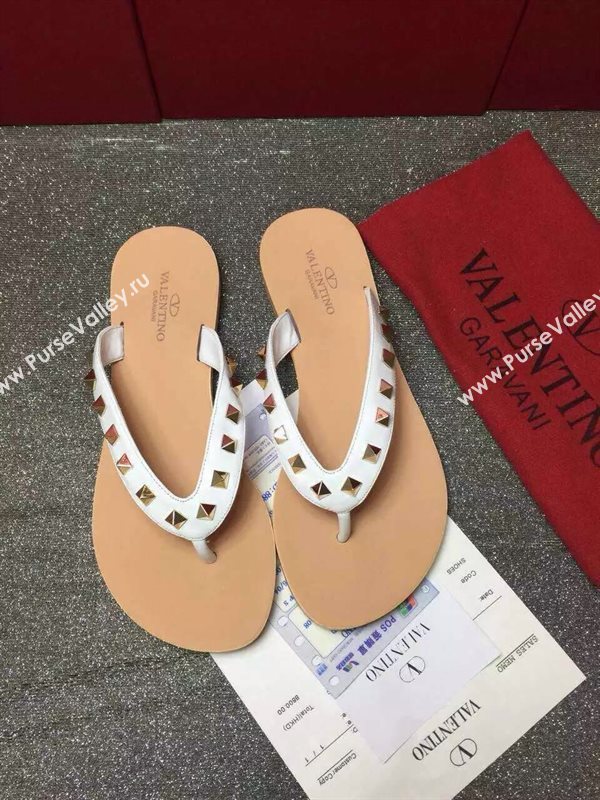 Valentino calfskin sandals Slipper stud shoes 3980