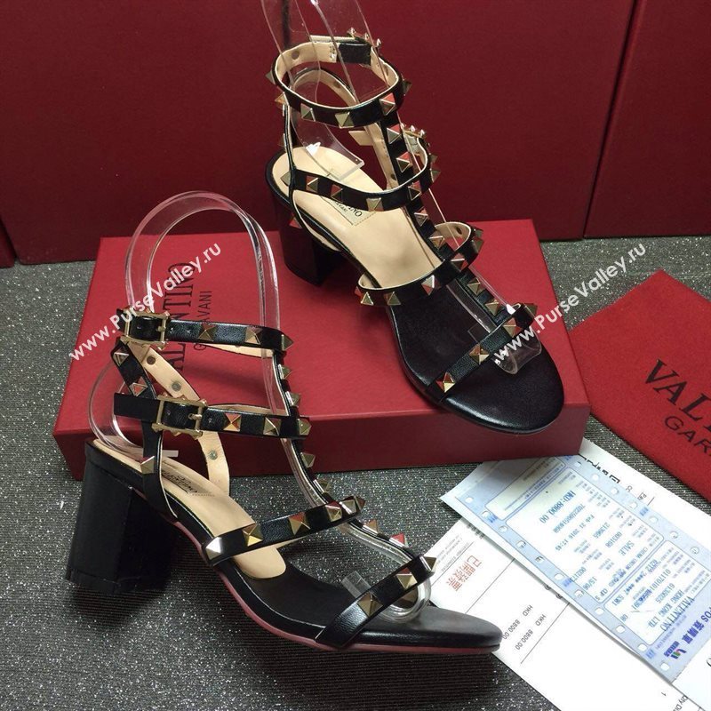 Valentino sandals heels stud gold shoes 3986