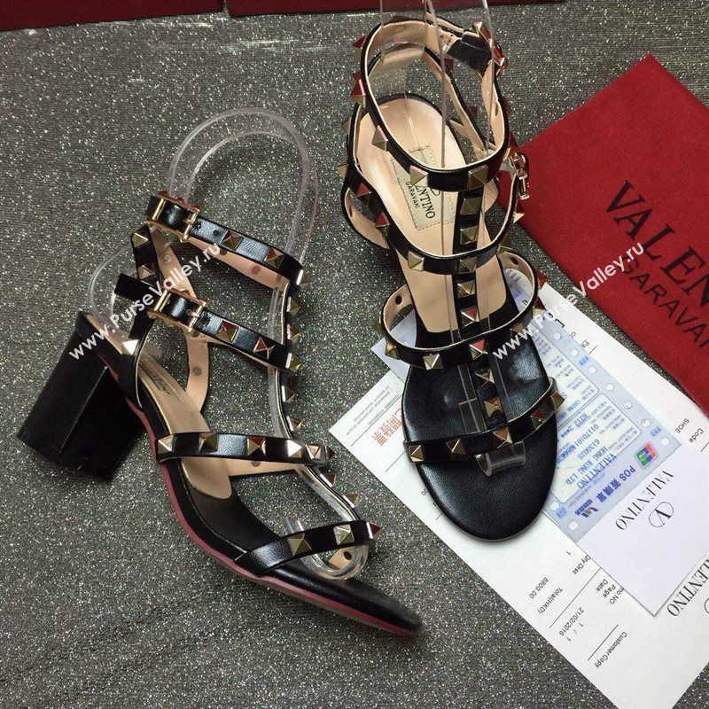 Valentino sandals heels stud gold shoes 3986
