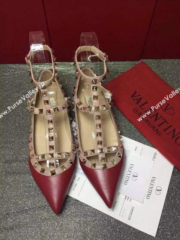 Valentino sandals stud flats shoes 3998