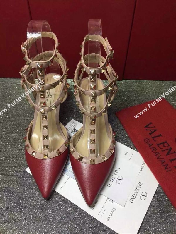 Valentino sandals heels stud tribute smooth shoes 3999