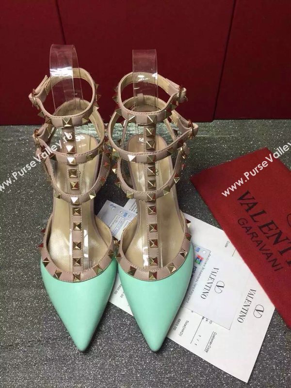 Valentino sandals heels stud tribute smooth shoes 3999