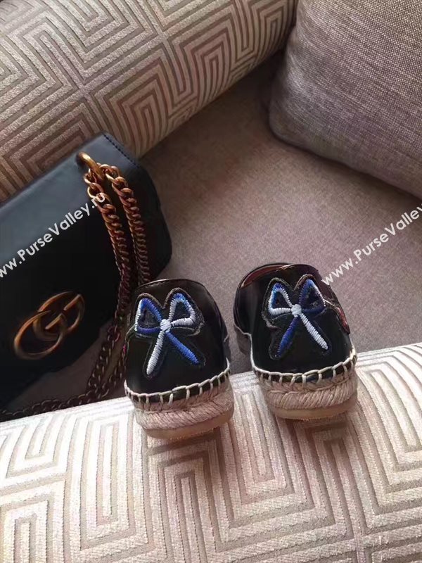 Chanel lambskin black flat shoes 3929