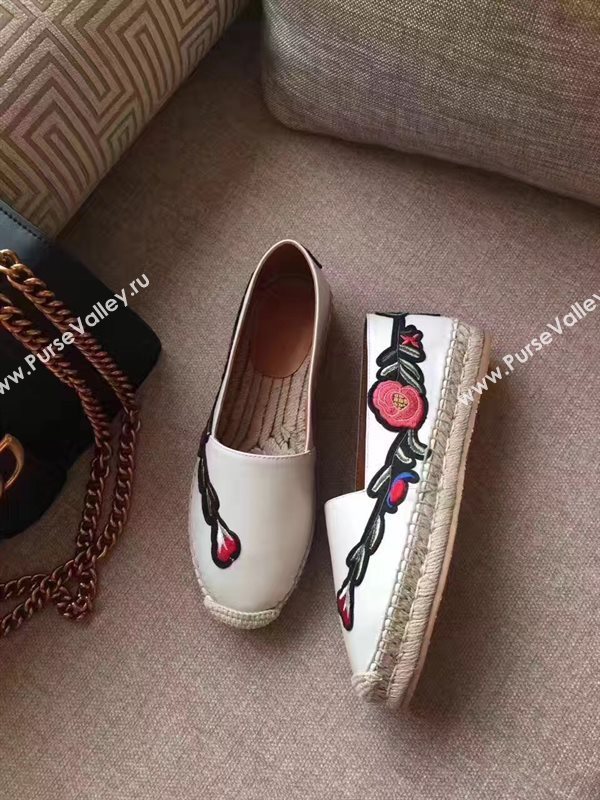 Chanel lambskin white flat shoes 3930