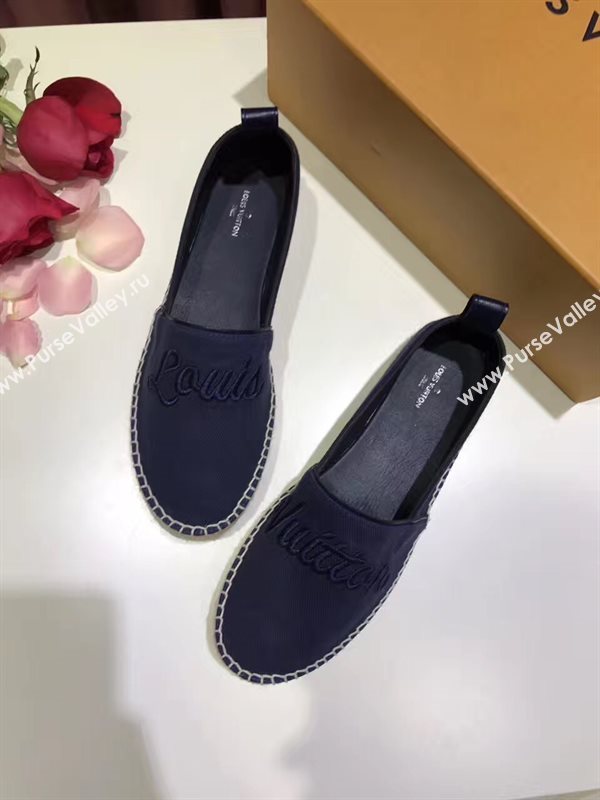LOUIS VUITTON LV blue flat shoes 3932