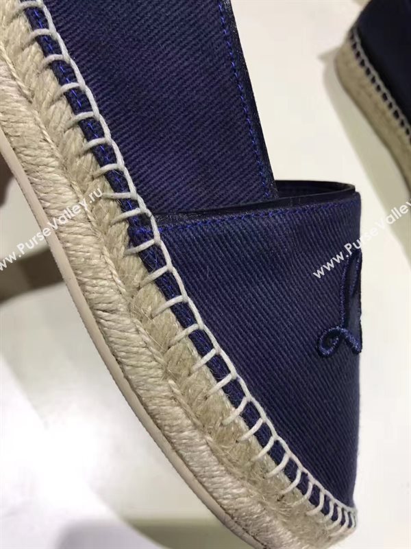 LOUIS VUITTON LV blue flat shoes 3932