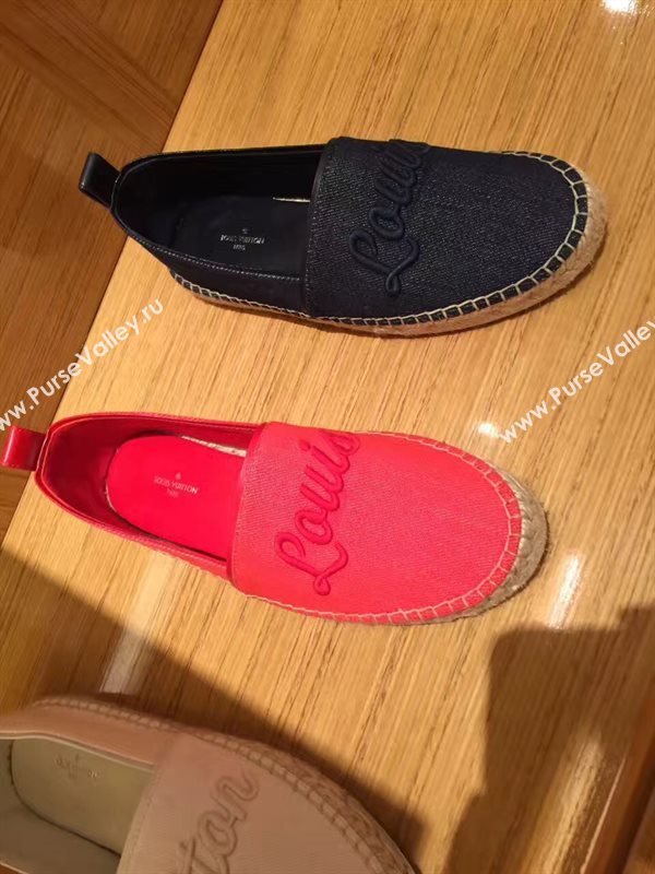 LOUIS VUITTON LV blue flat shoes 3932