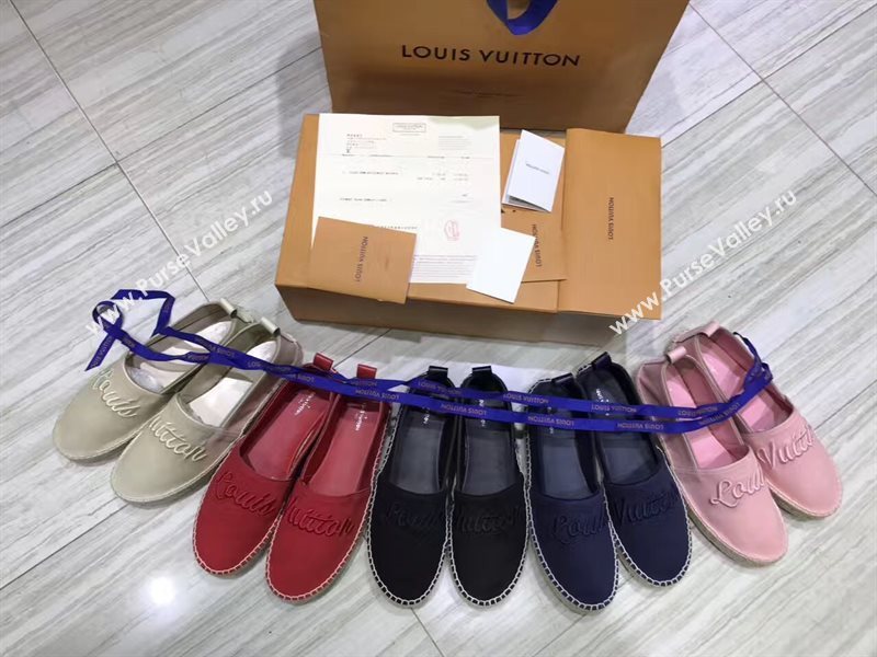 LOUIS VUITTON LV pink flat shoes 3933
