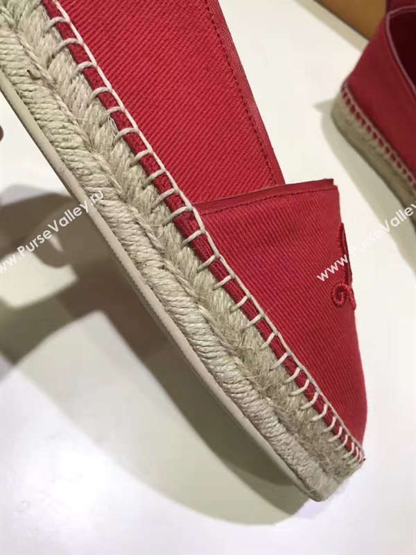LOUIS VUITTON LV red flat shoes 3935