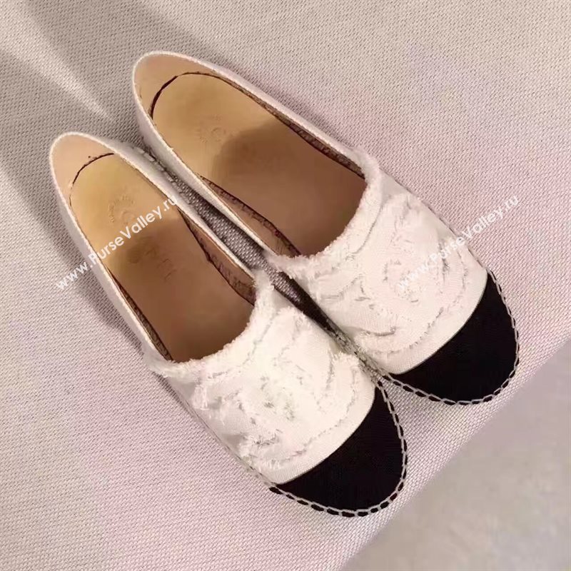 Chanel flat lambskin shoes 3937