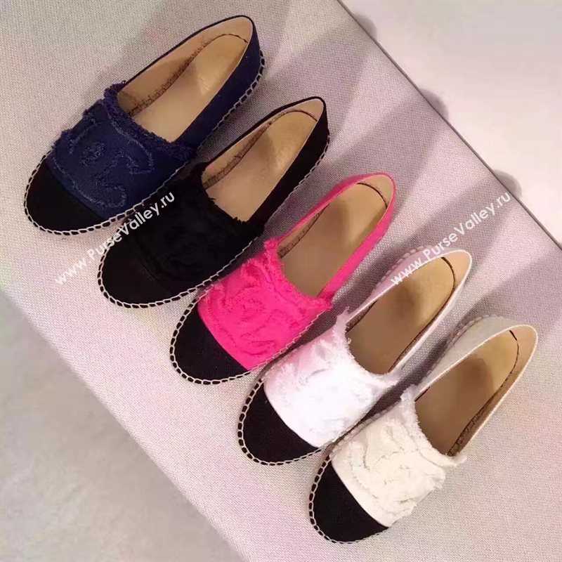 Chanel flat lambskin shoes 3937