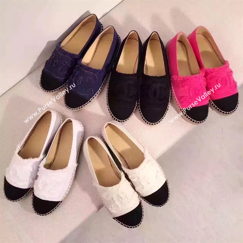 Chanel flat lambskin shoes 3937