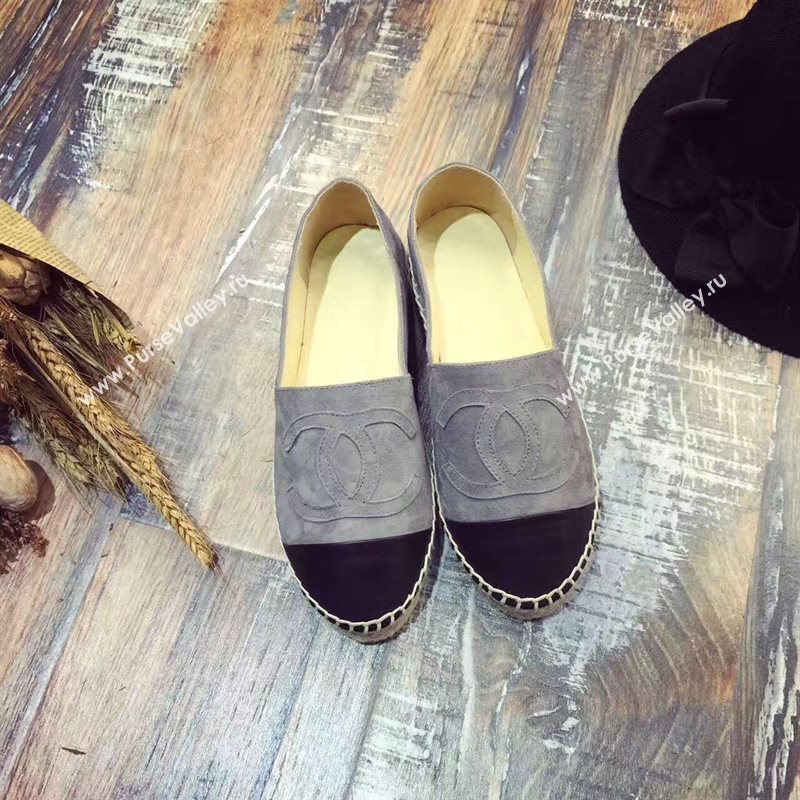 Chanel suede flat lambskin shoes 3938
