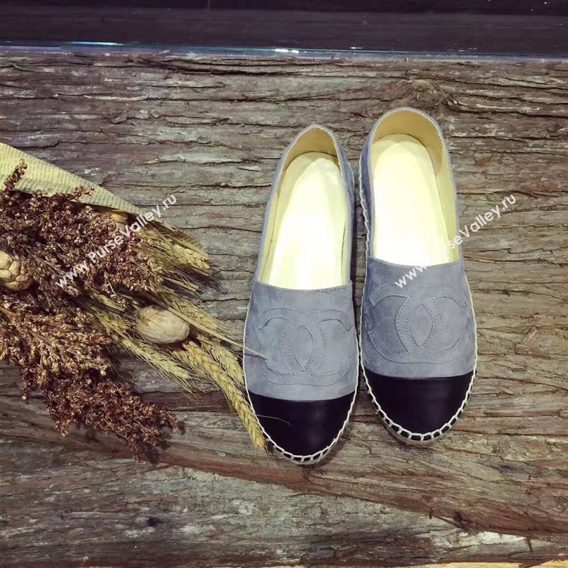 Chanel suede flat lambskin shoes 3938