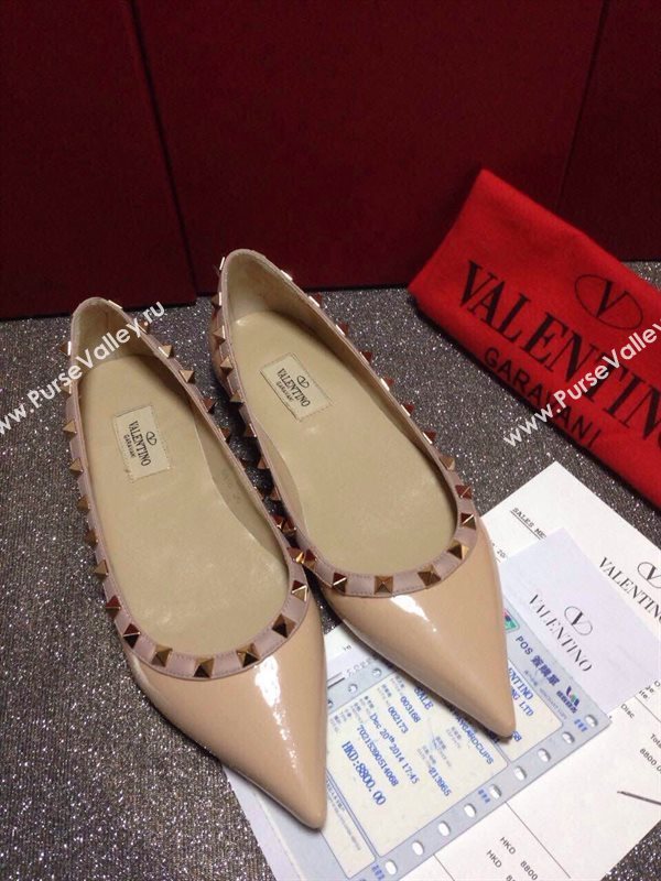 Valentino paint sandals stud flats shoes 4042