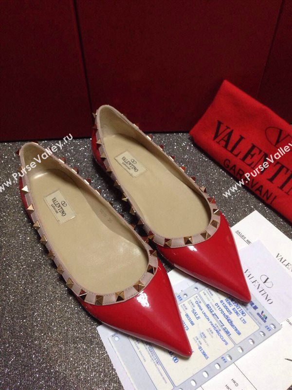 Valentino paint sandals stud flats shoes 4042