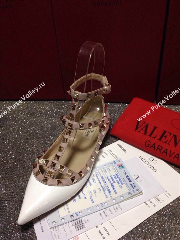 Valentino sandals flats paint stud shoes 4043