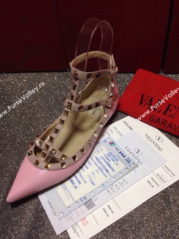 Valentino sandals flats paint stud shoes 4043