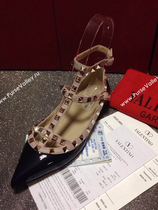 Valentino sandals flats paint stud shoes 4043