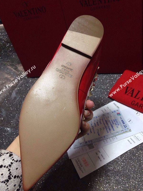Valentino sandals flats paint stud shoes 4043