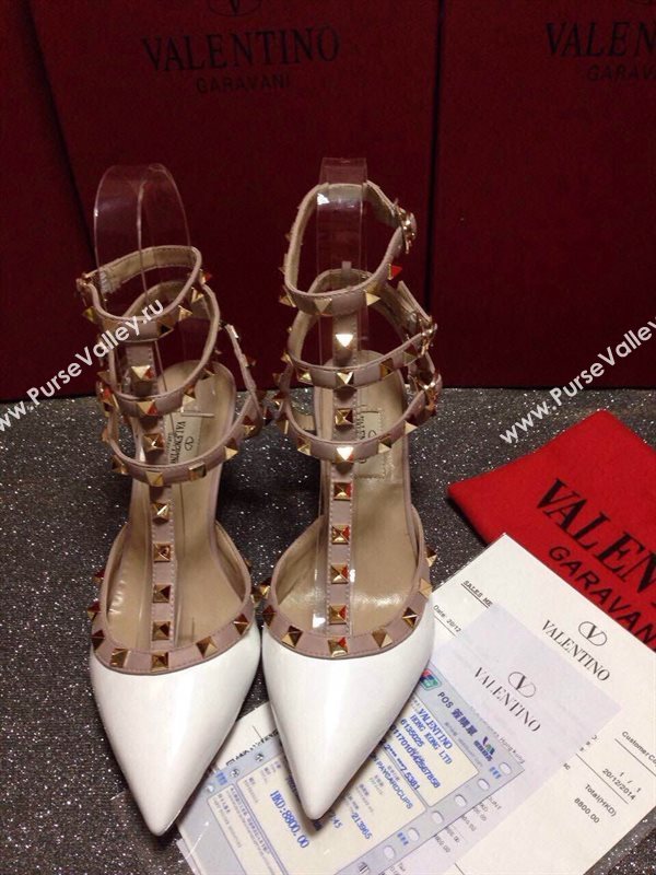 Valentino sandals paint stud heels shoes 4044