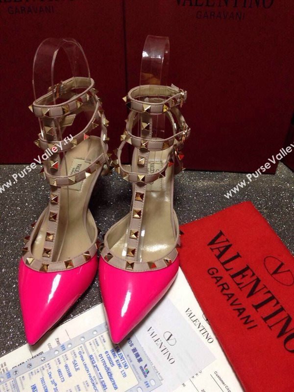 Valentino sandals paint stud heels shoes 4044