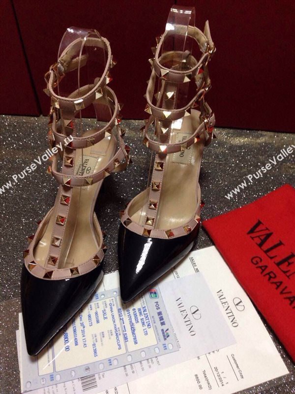 Valentino sandals paint stud heels shoes 4044