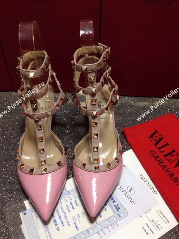 Valentino sandals paint stud heels shoes 4044