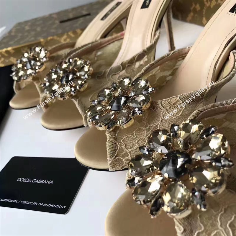 Dolce Gabbana D&G heels tan light shoes 4056