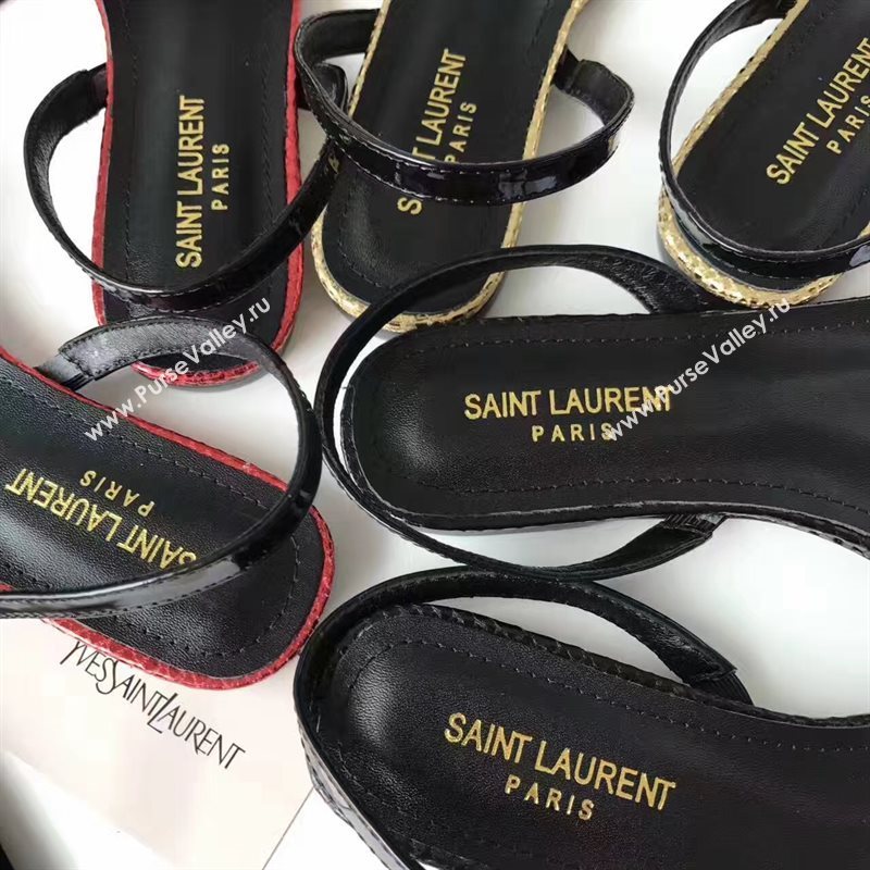 YSL flats sandals colors many shoes 4062