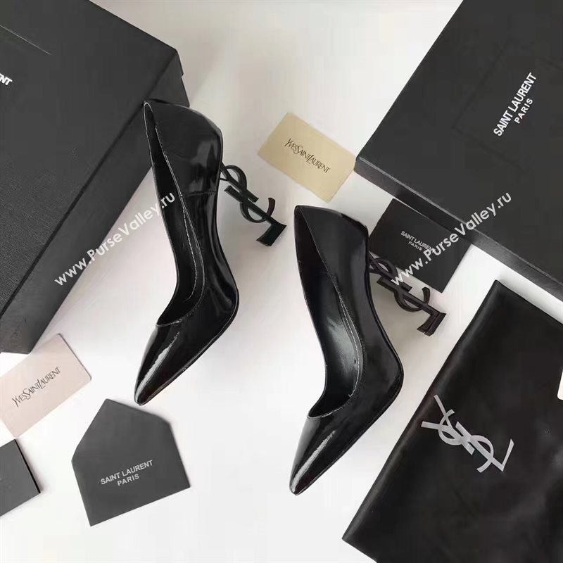 YSL heels black sandals shoes 4068