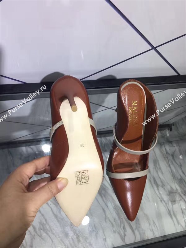 Malone souliers heels brown sandals shoes 4076