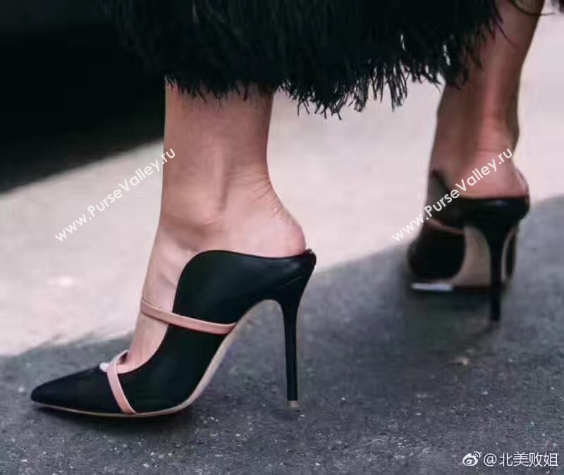 Malone souliers heels black sandals shoes 4077