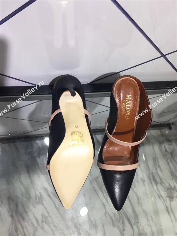 Malone souliers heels black sandals shoes 4077