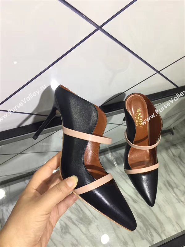 Malone souliers heels black sandals shoes 4077