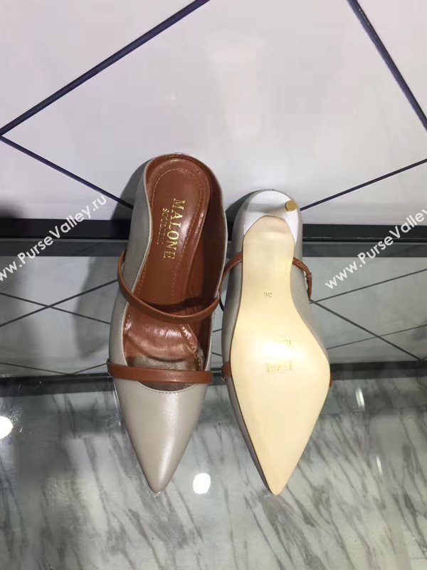 Malone souliers heels sandals gray light shoes 4078