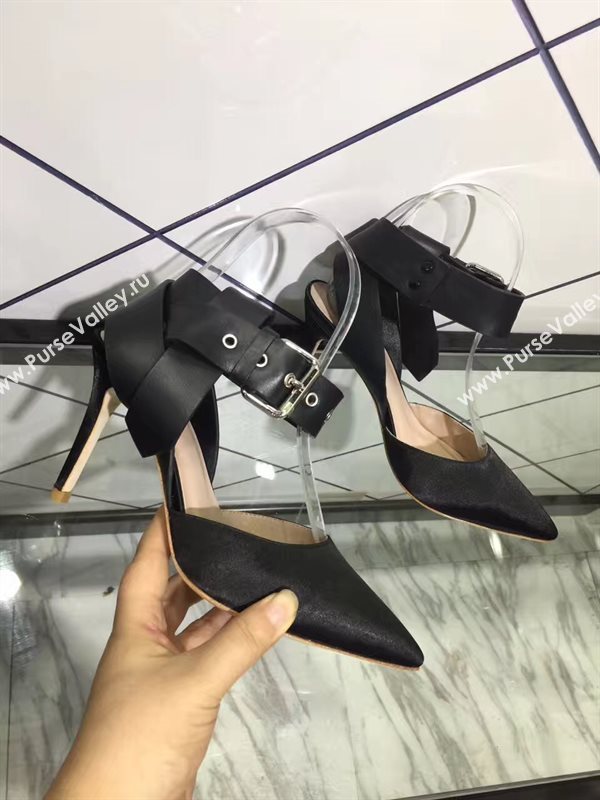 Monse heels black sandals shoes 4081