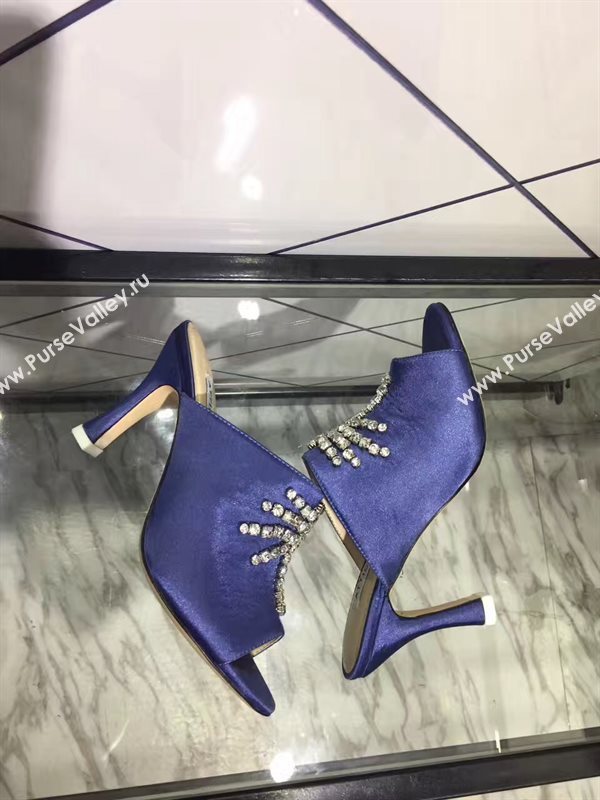 Attico heels blue sandals shoes 4088