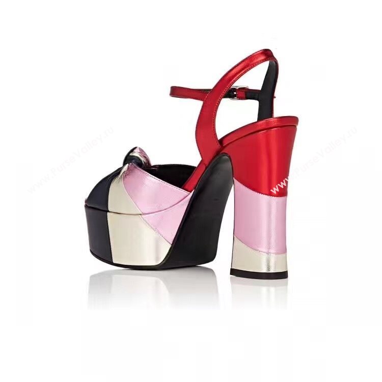 YSL heels sandals colors tri shoes 4093