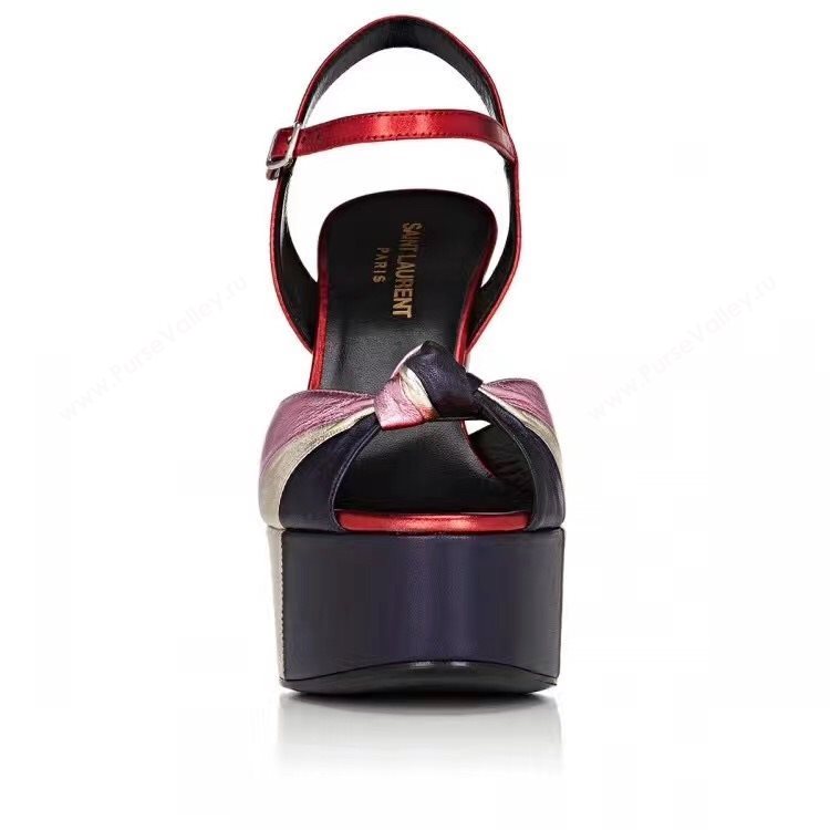 YSL heels sandals colors tri shoes 4093