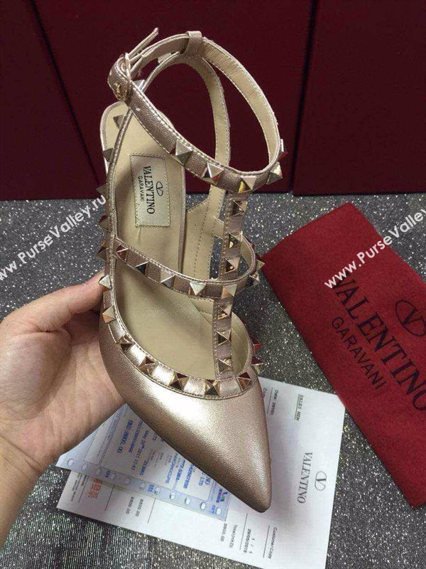 Valentino sandals stud heels shoes 4029