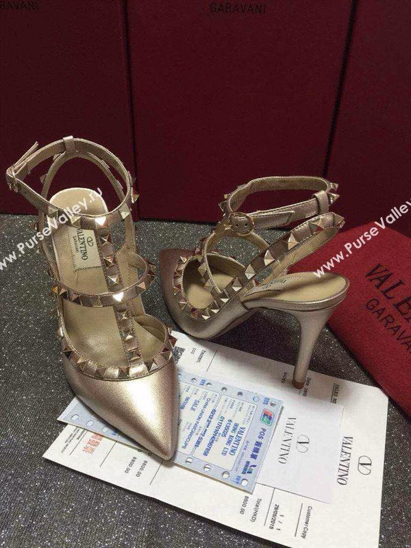 Valentino sandals stud heels shoes 4029