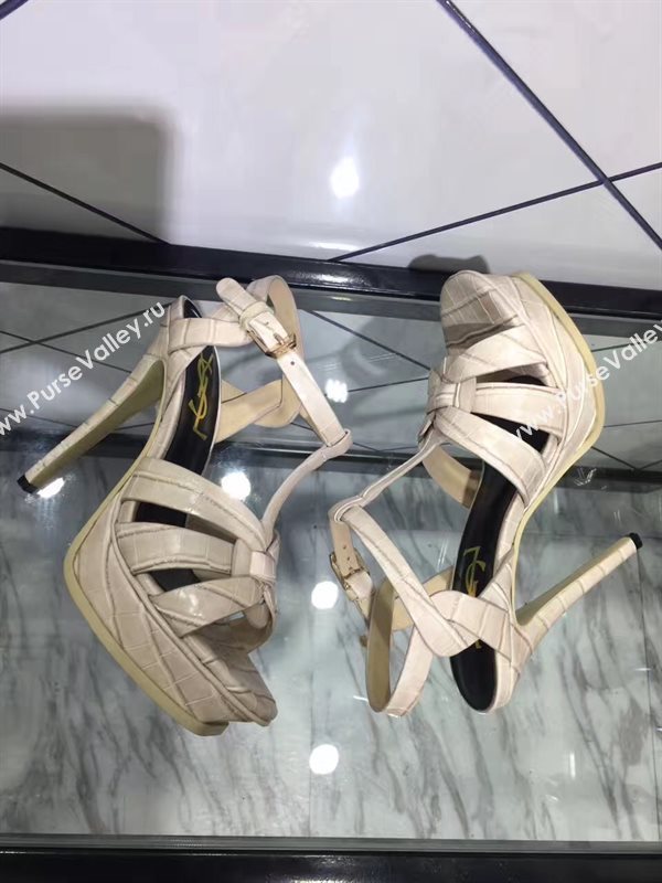 YSL tribute heels nude sandals shoes 4151