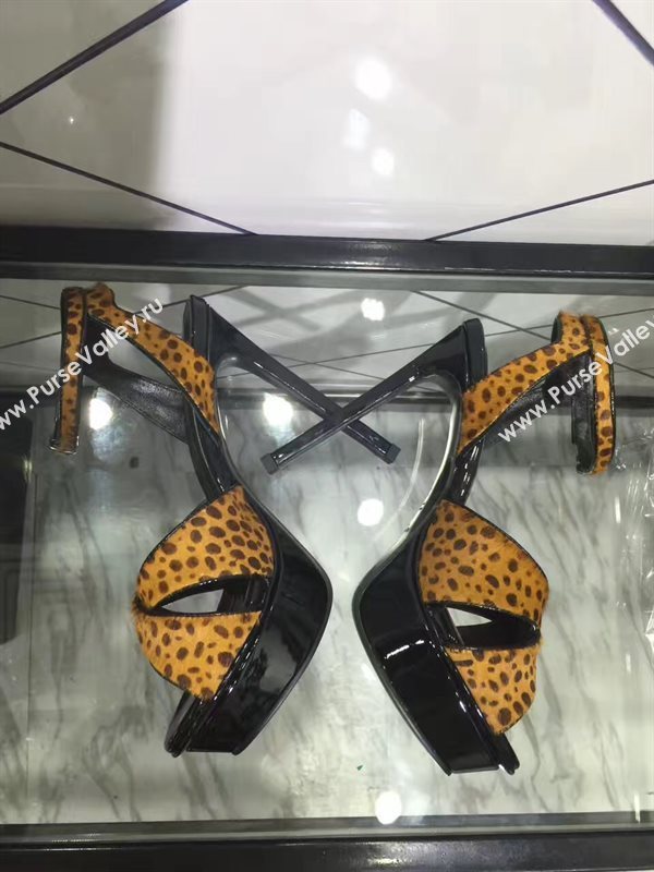 YSL tribute heels sandals color tri shoes 4154