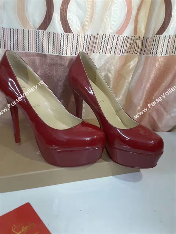 Christian Louboutin 13cm heels red sandals shoes 4163
