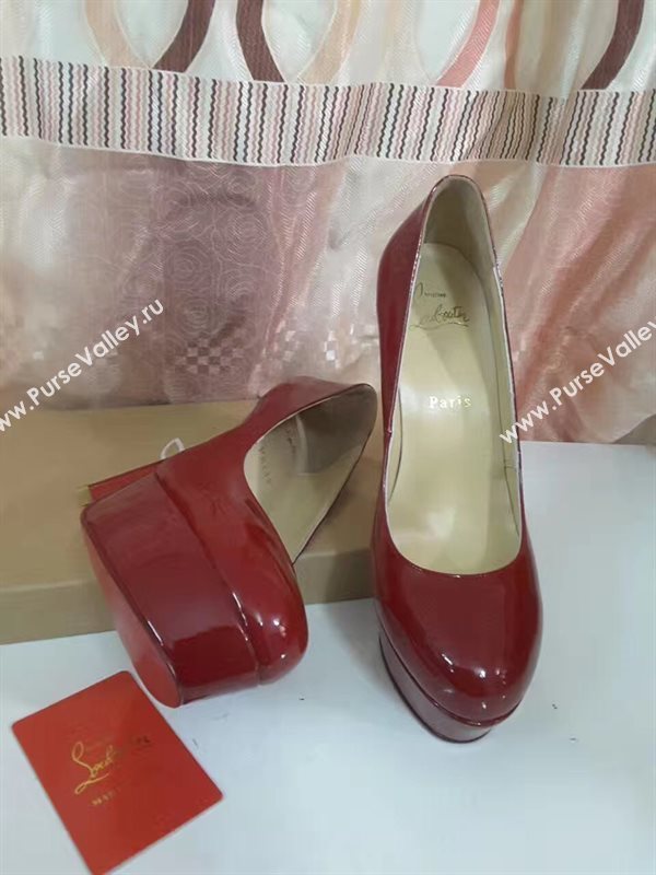 Christian Louboutin 13cm heels red sandals shoes 4163