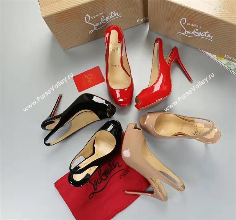 Christian Louboutin CL colors 10cm sandals heels shoes 4166