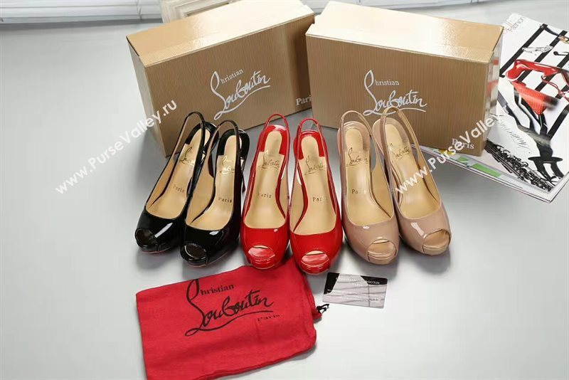 Christian Louboutin CL colors 10cm sandals heels shoes 4166