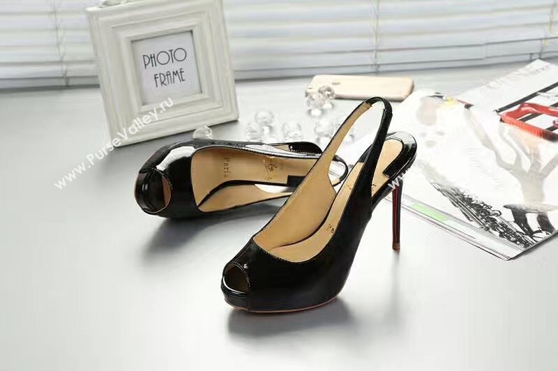 Christian Louboutin CL 10cm heels sandals soled red shoes 4167