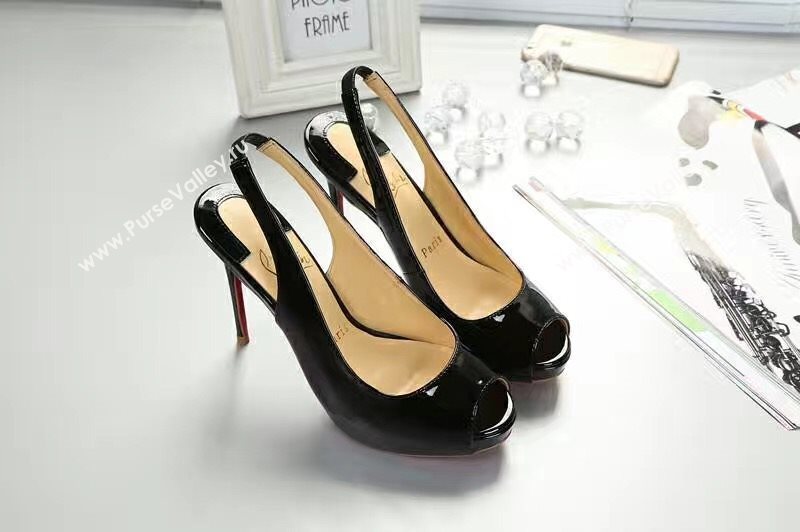 Christian Louboutin CL 10cm heels sandals soled red shoes 4167